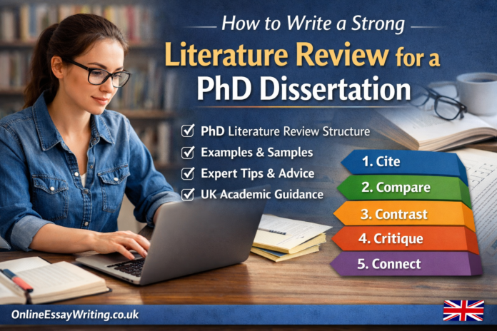 How to write a strong literature review