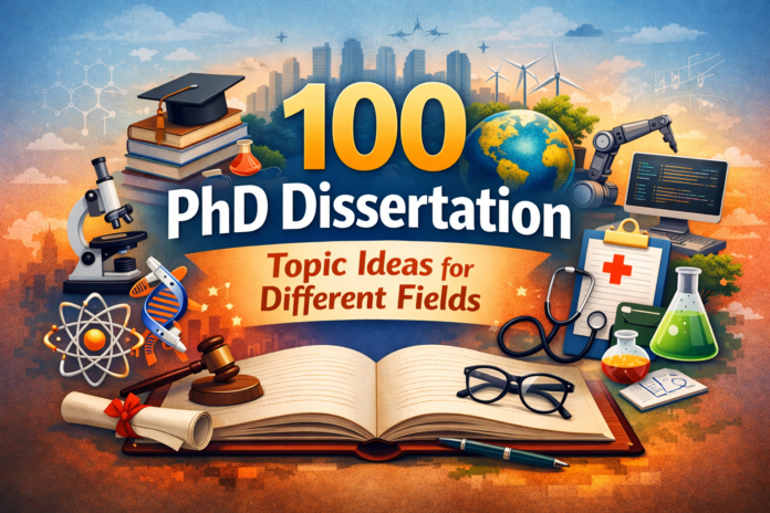 PhD dissertation topics for every field