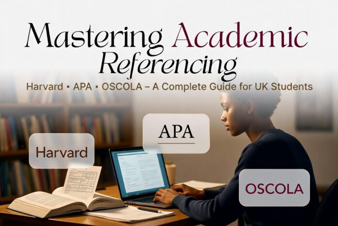 Academic Referencing Complete Guide for UK Students