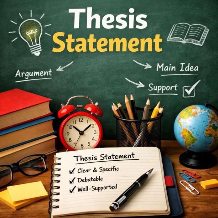 Creating an effective thesis statement
