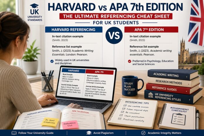 Harvard vs APA Referencing Guide for UK Students