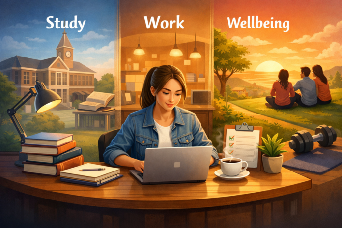 Student Life Balance Guide Study, Work & Wellbeing